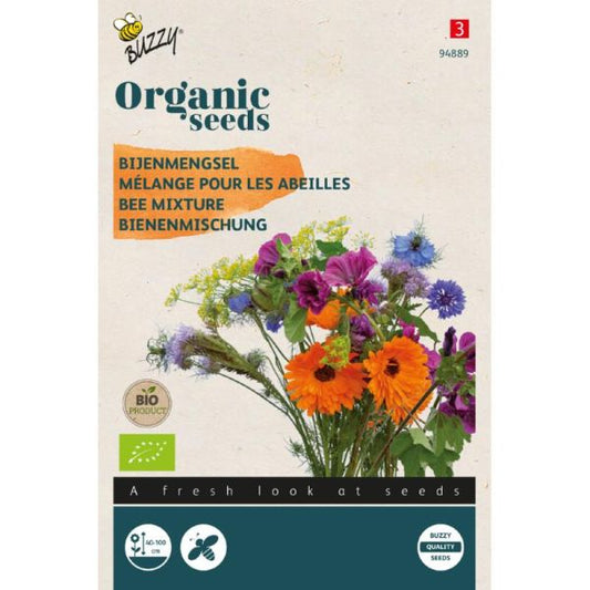 Organic Bloemenmengsel Bijen zaden