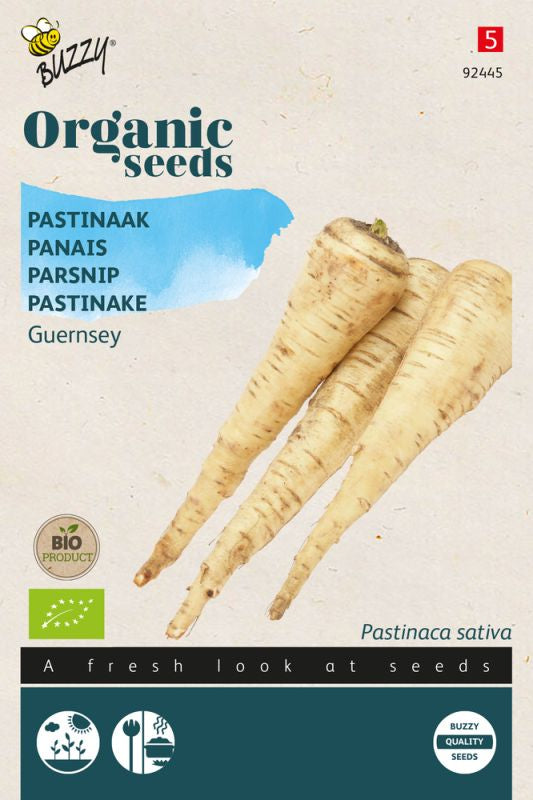 Organic Pastinaak Guernsey zaden