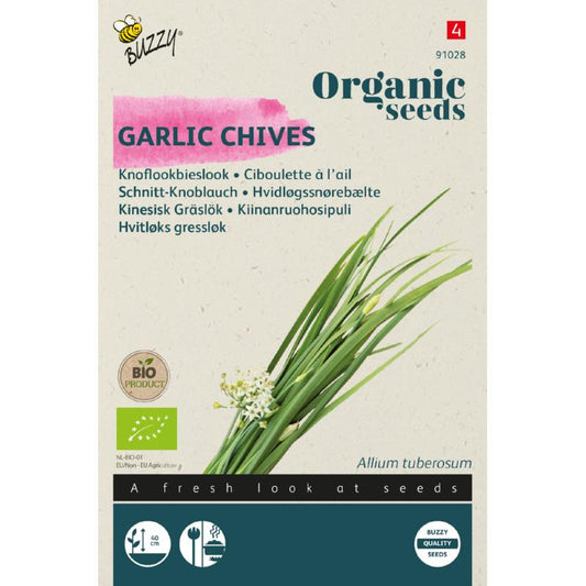 Organic Knoflookbieslook zaden