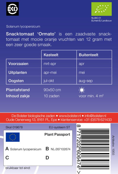 Snacktomaat 'Ormato' Biologisch